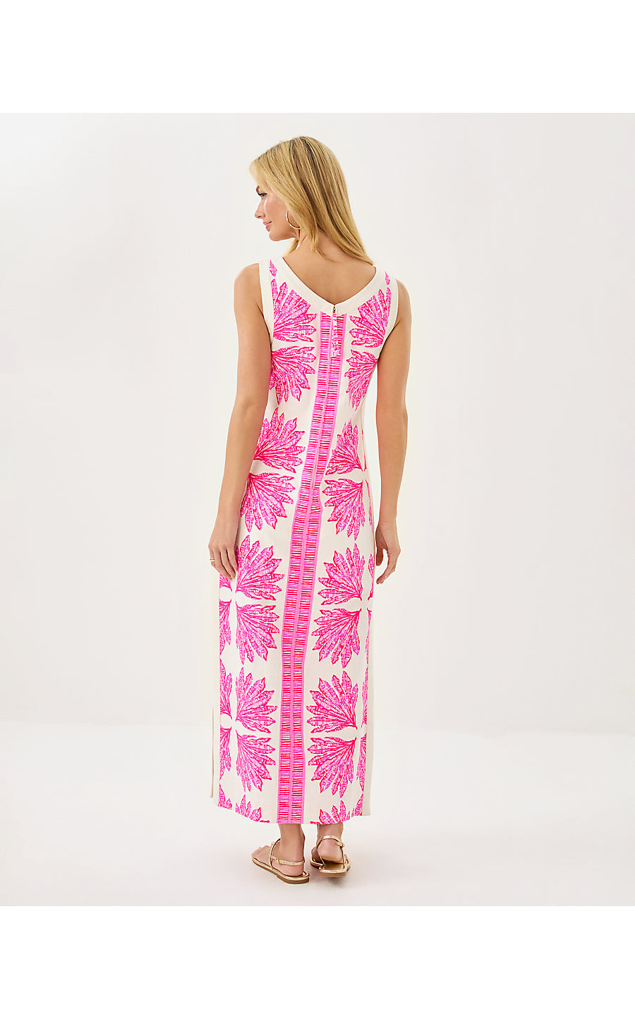 ELEANORA MAXI SHIFT ROMPE | PINK BLISS SHADY BABE ENGINEERED ROMPER