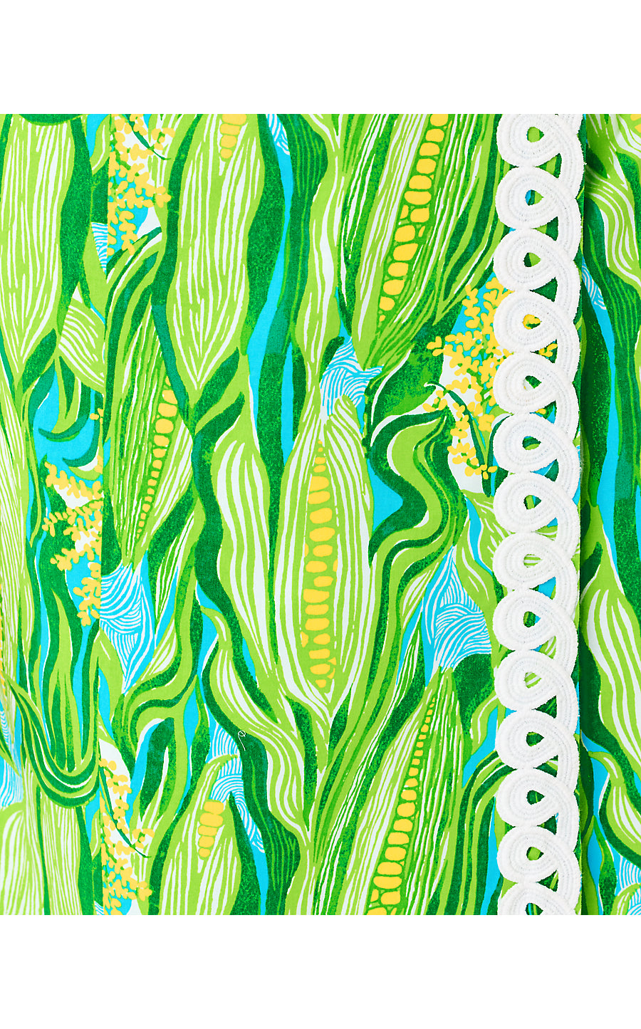 FRESIA STRETCH MAXI SHIFT | TURQUOISE TIDE SWEET CORN
