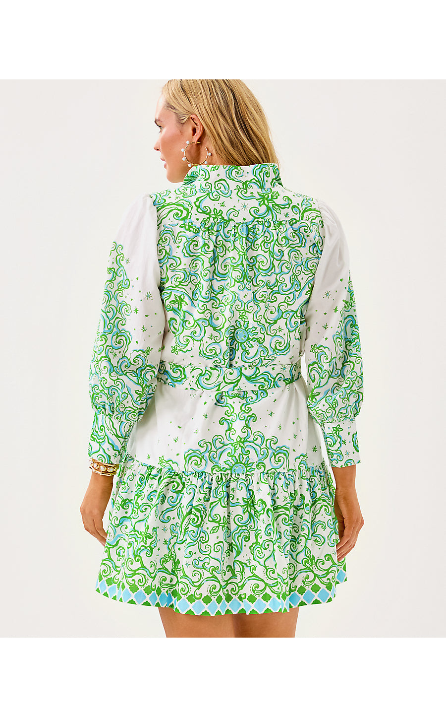 DRENA DRESS | RESORT WHITE SOL MATES ENGINEERED DRESS