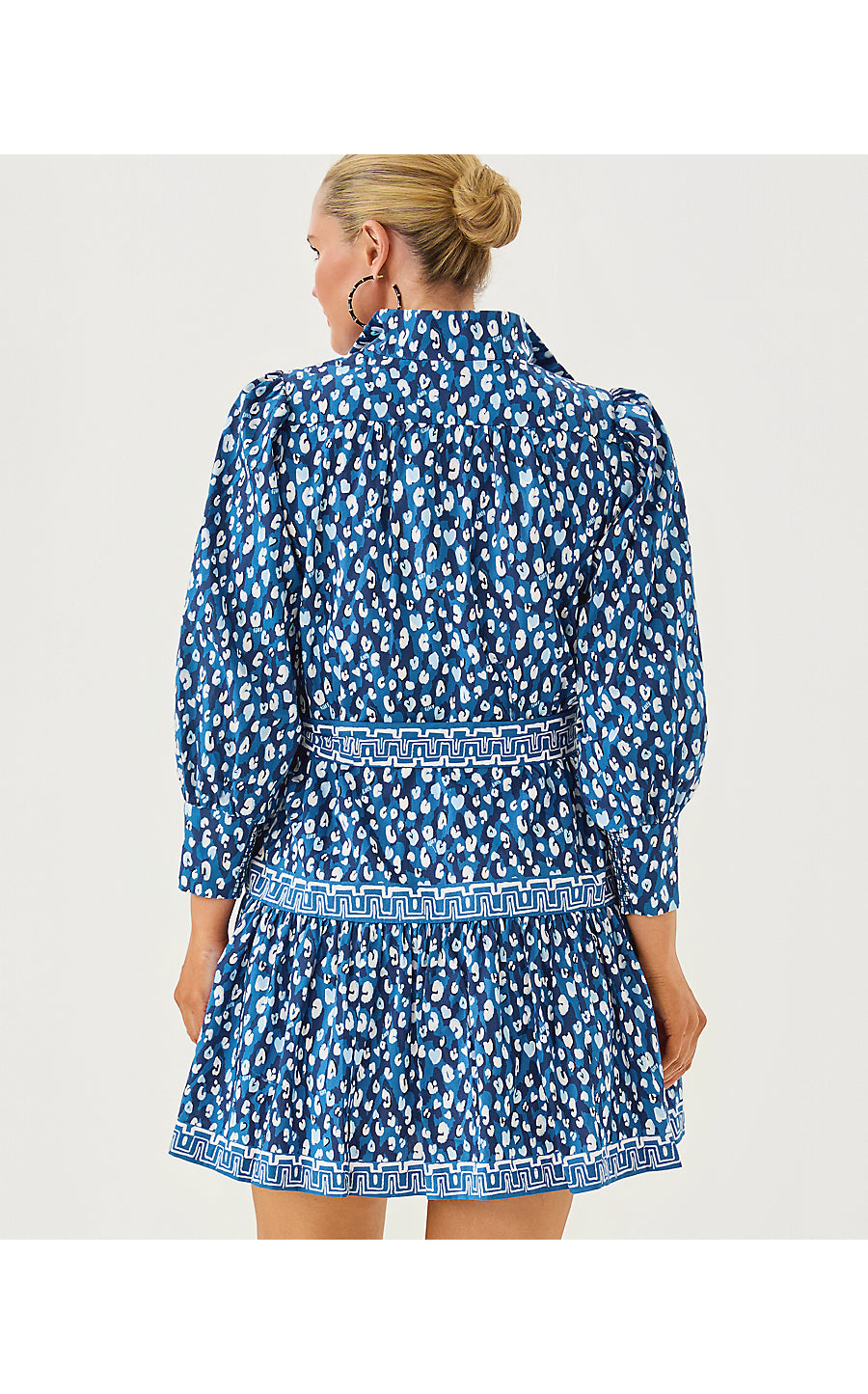 DRENA DRESS | STARLIGHT NAVY YOURE AN ANIMAL ENGINEERED WOVEN DRESS