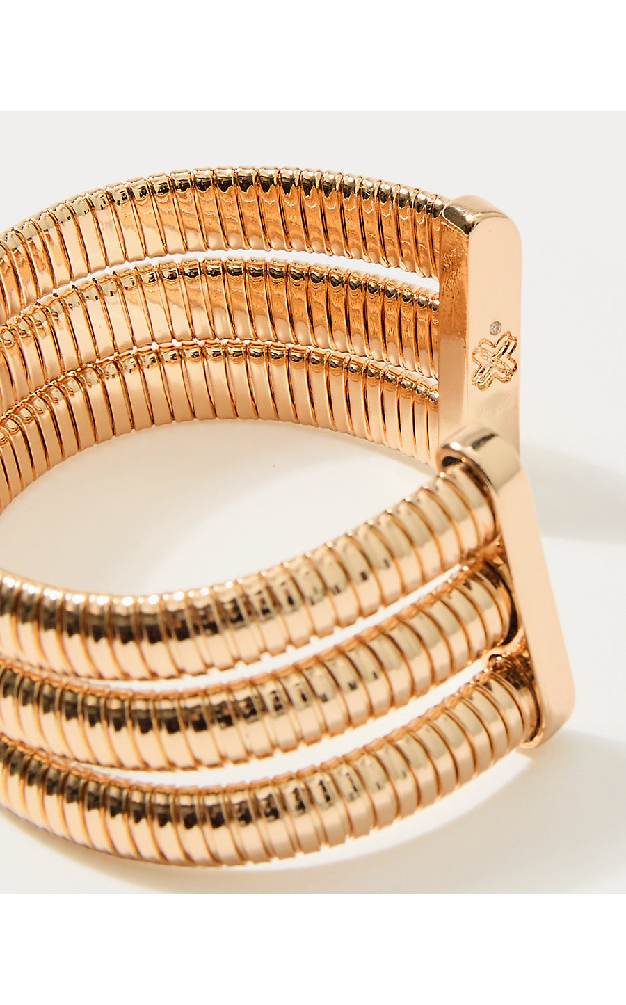 CHEVS KISS CUFF BRACELET | GOLD METALLIC