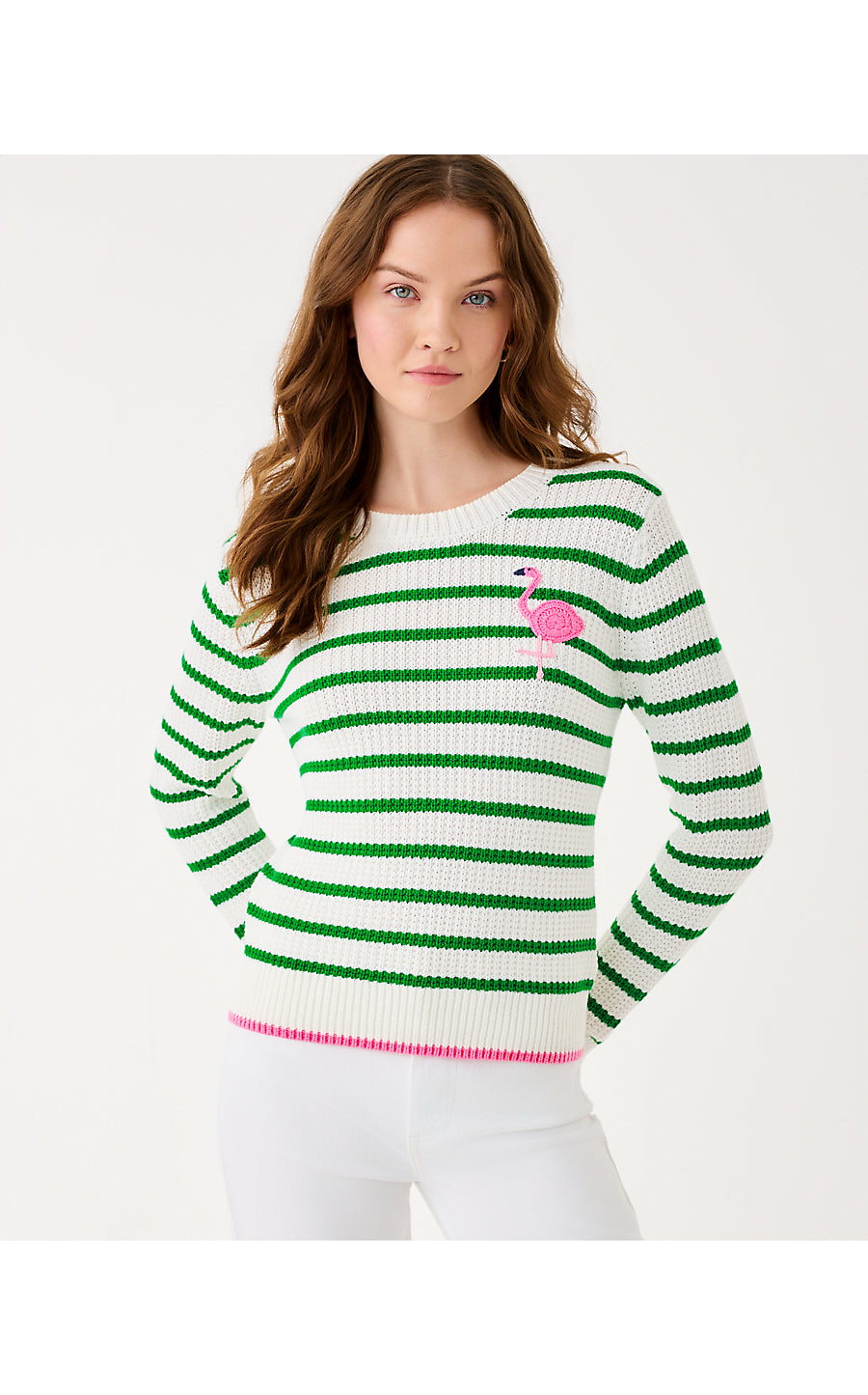 JOVIENNE SWEATER | COCONUT SHINE BRIGHT STRIPE