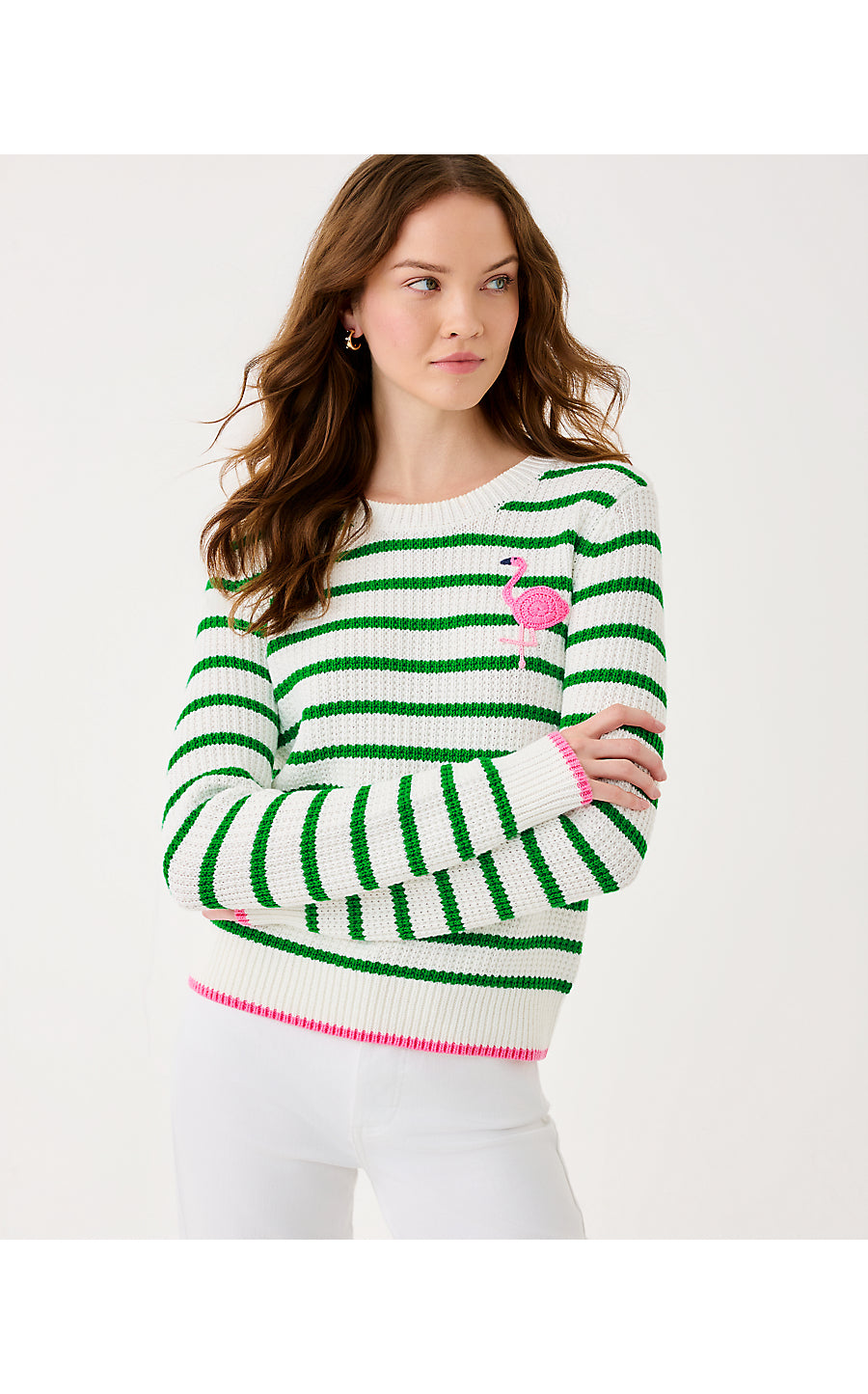 JOVIENNE SWEATER | COCONUT SHINE BRIGHT STRIPE
