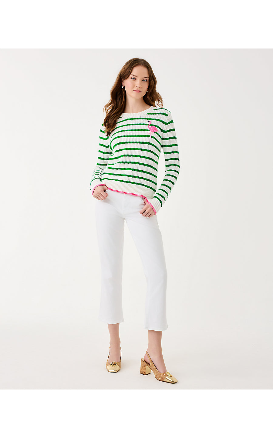 JOVIENNE SWEATER | COCONUT SHINE BRIGHT STRIPE