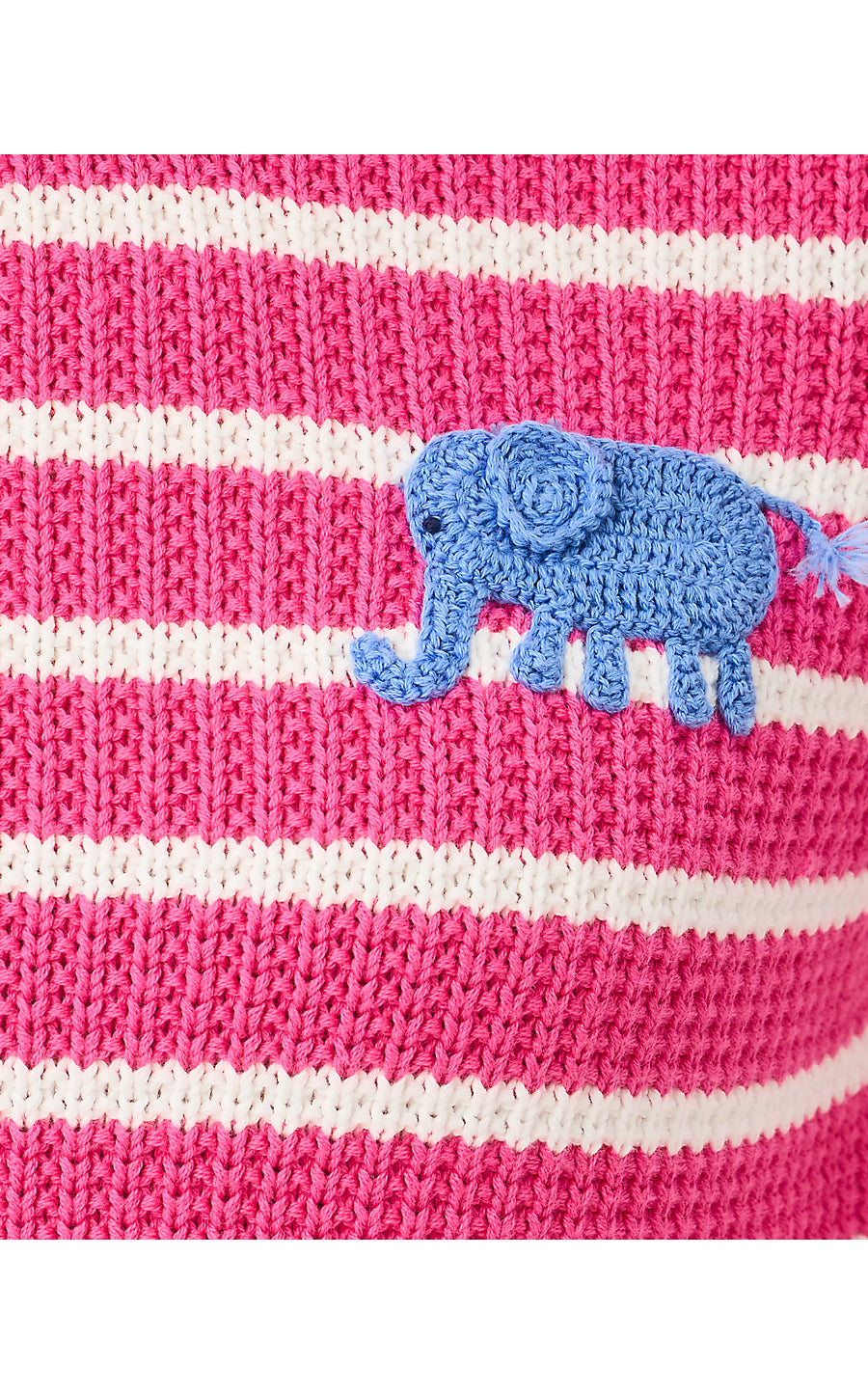 JOVIENNE SWEATER | PINK ASTER SHINE BRIGHT STRIPE