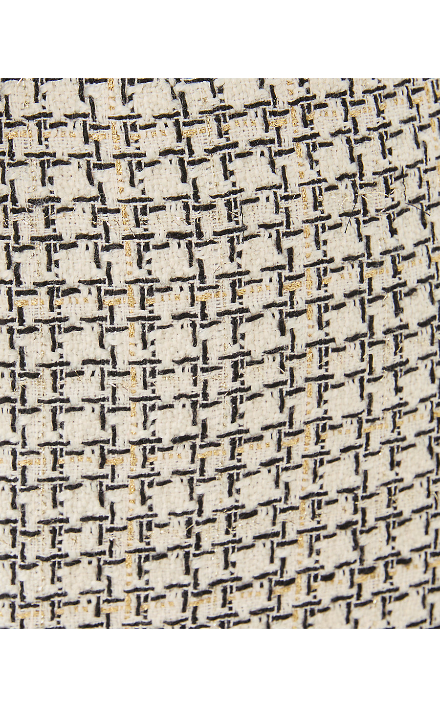 SARISSA BOUCLE SHORT | COCONUT LUREX HOUNDSTOOTH BOUCLE