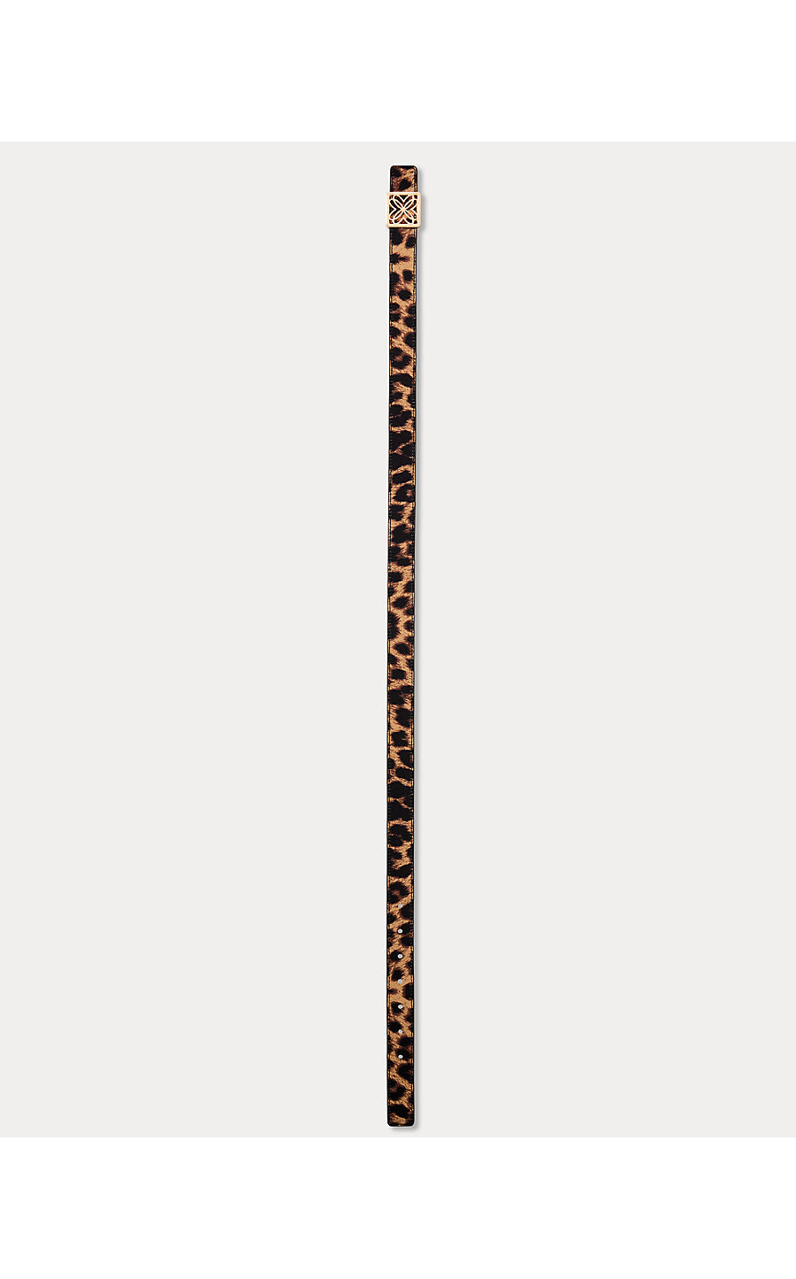 LP SKINNY LOGO BELT | MULTI LEOPARD FAILLE ACCESSORIES