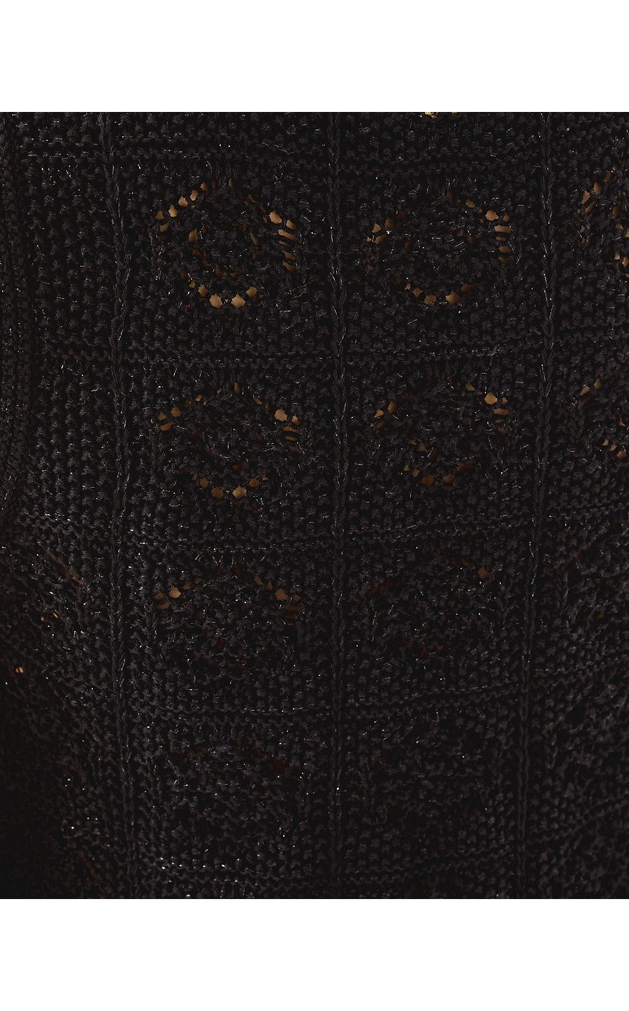 LENALIE SWEATER SHELL | BLACK METALLIC