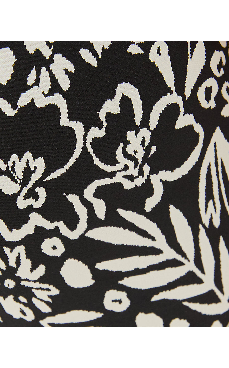 ISLAND MID RISE JOGGER UP | NOIR PURRFECT POUNCE KNIT JACQUARD