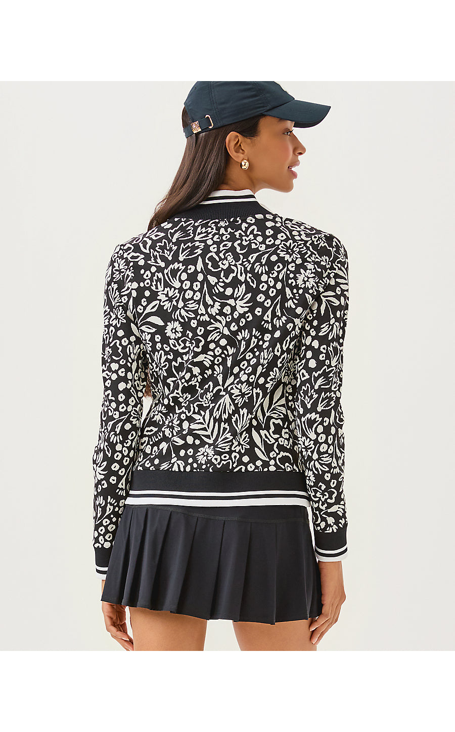 REGATE JACKET UPF 50+ | NOIR PURRFECT POUNCE KNIT JACQUARD