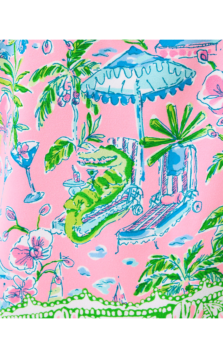 CAROLINE SLEEVELESS TOP | CONCH SHELL PINK SUNNY DEE ENGINEERED WOVEN TOP