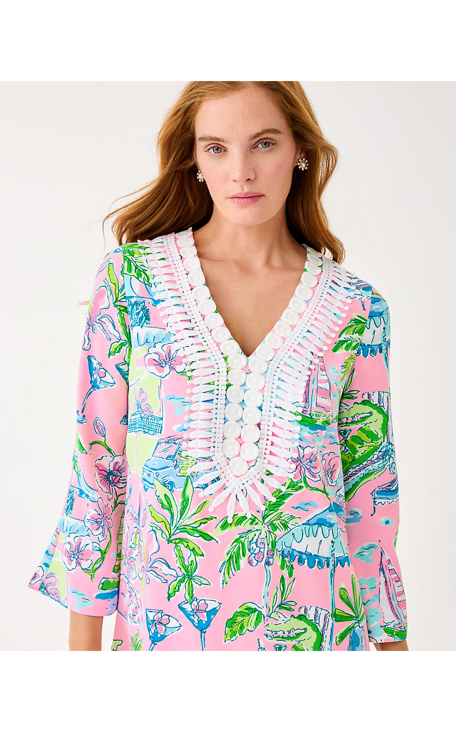 OCLEPPO MAXI CAFTAN | CONCH SHELL PINK OVERSIZED SUNNY DEE