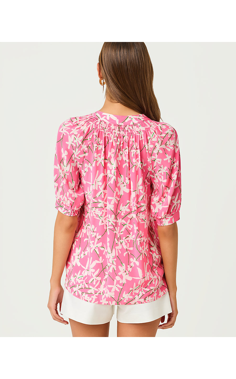 ELSA SHORT SLEEVE TOP | CONFETTI PINK LIZA