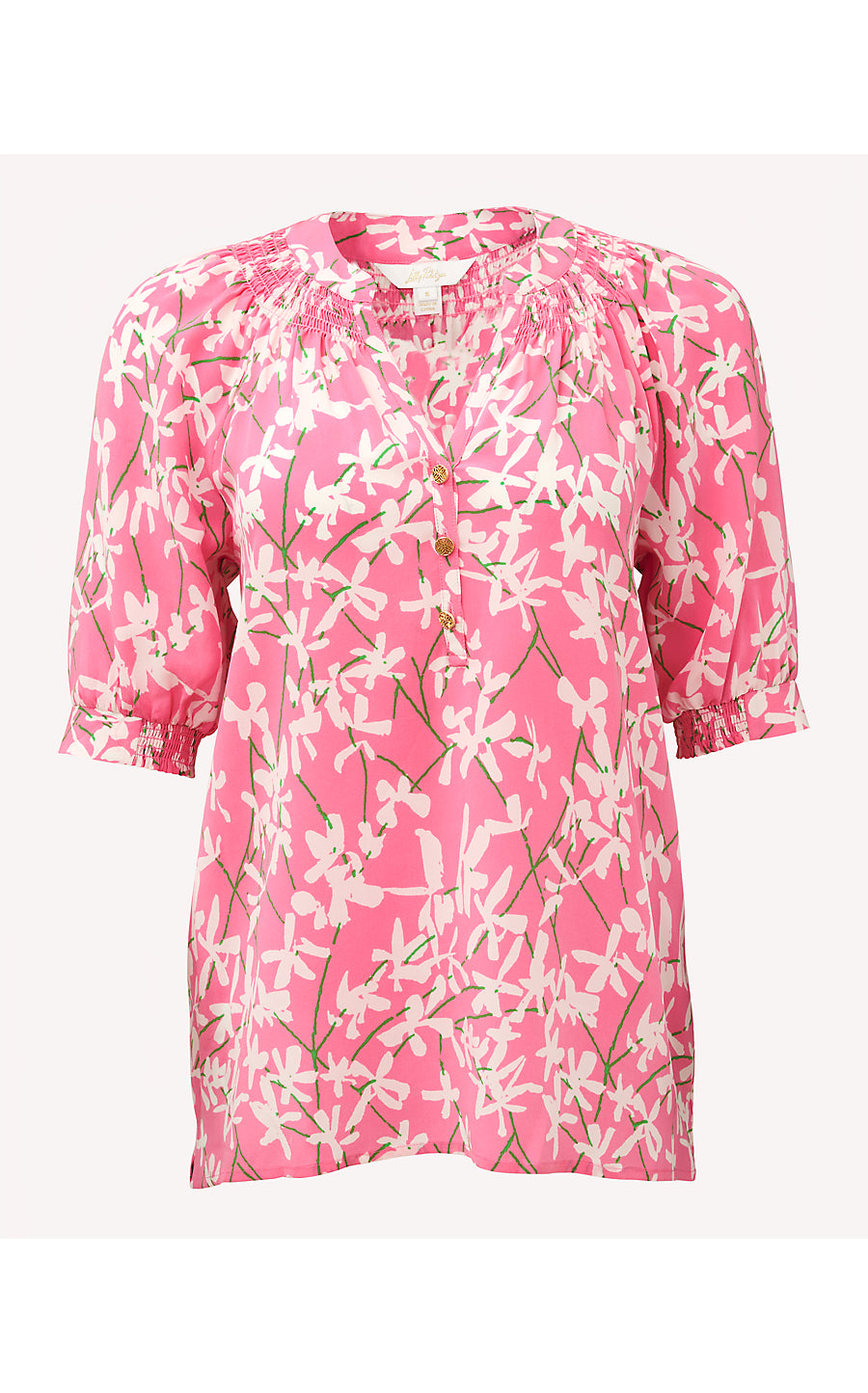 ELSA SHORT SLEEVE TOP | CONFETTI PINK LIZA
