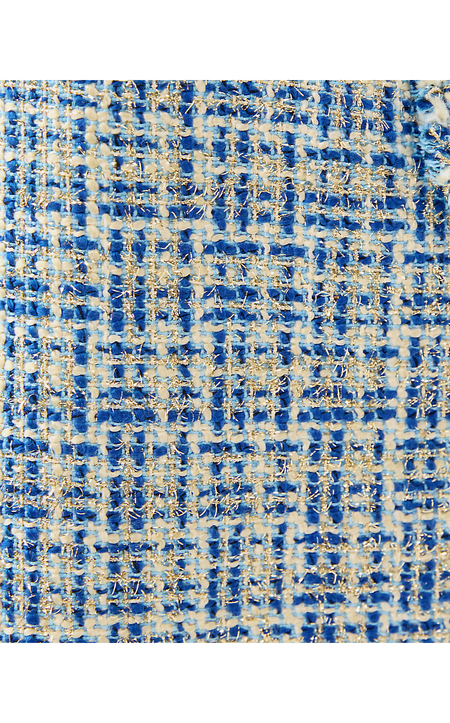 TEDDY BOUCLE SHIFT | TANGIER TEAL OCEAN DEEP LUREX BOUCLE