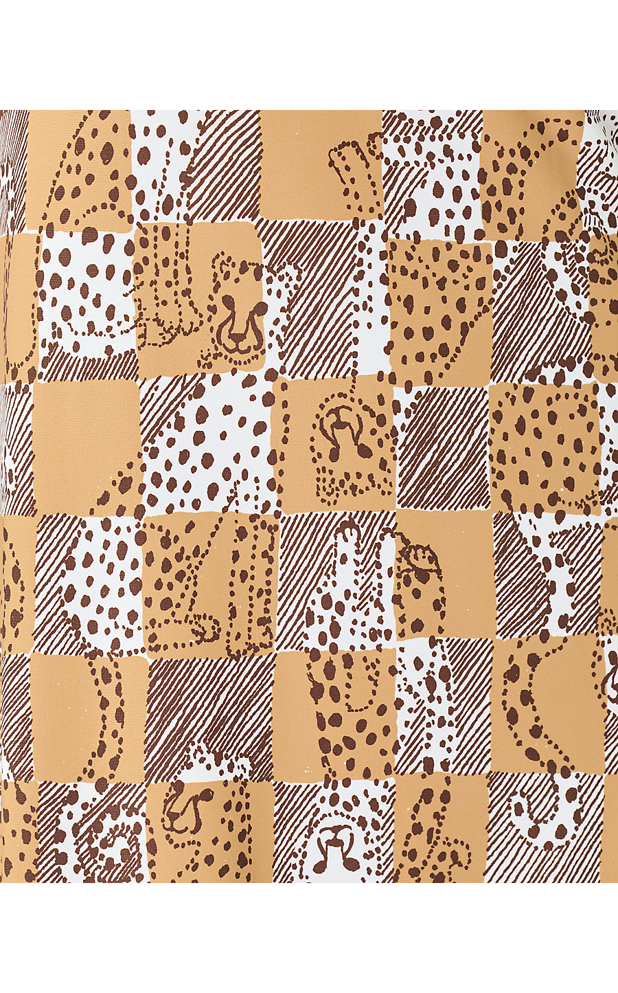 KADEN UPF 50+ MAXI | ICED LATTE CHEETAH CHECKS ENGINEERED CHILLYLILLY