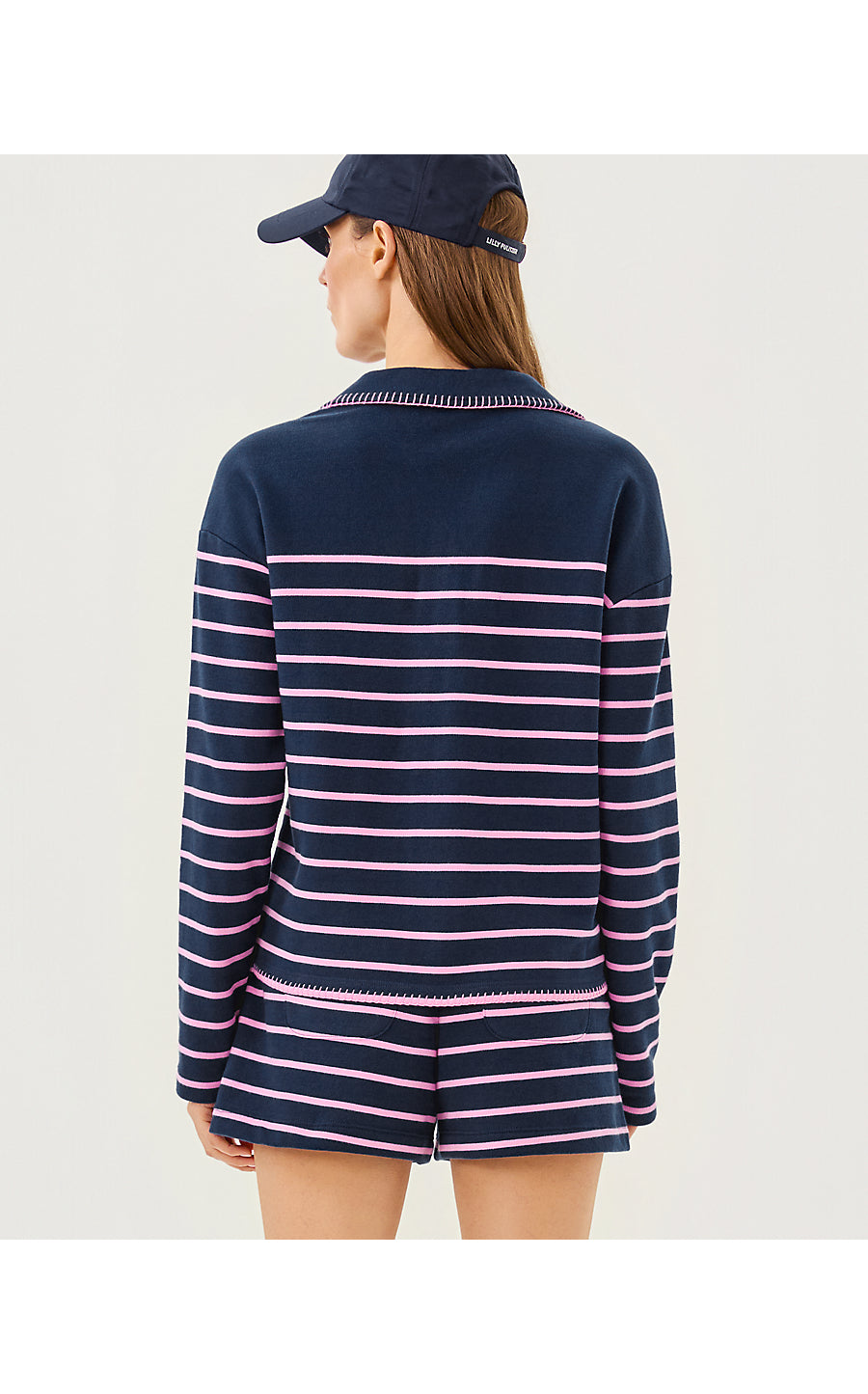 CORVAYA PULLOVER | LOW TIDE NAVY LEGACY STRIPE