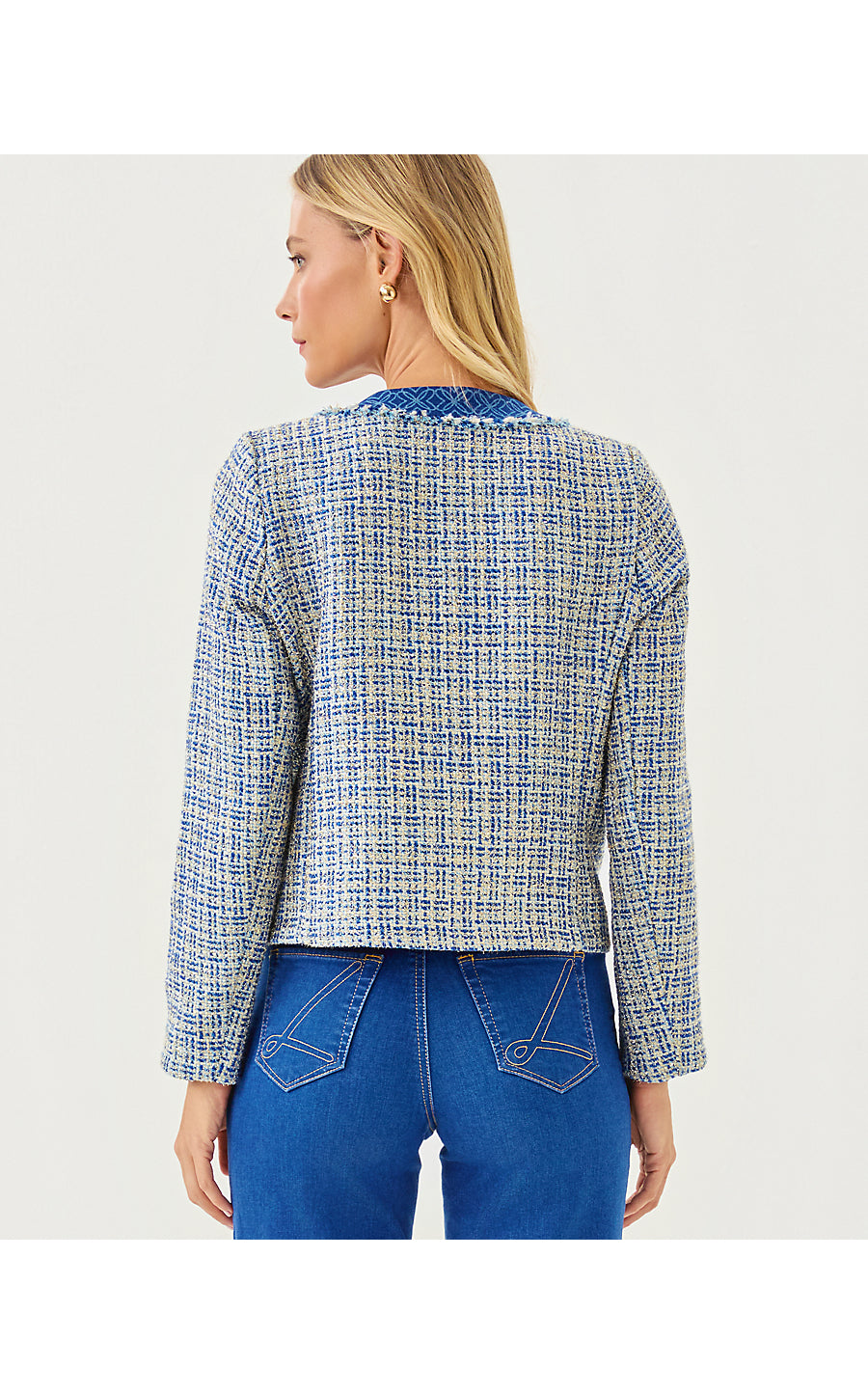 ASCENA BOUCLE JACKET | TANGIER TEAL