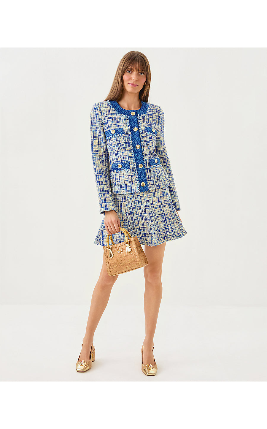 ASCENA BOUCLE JACKET | TANGIER TEAL