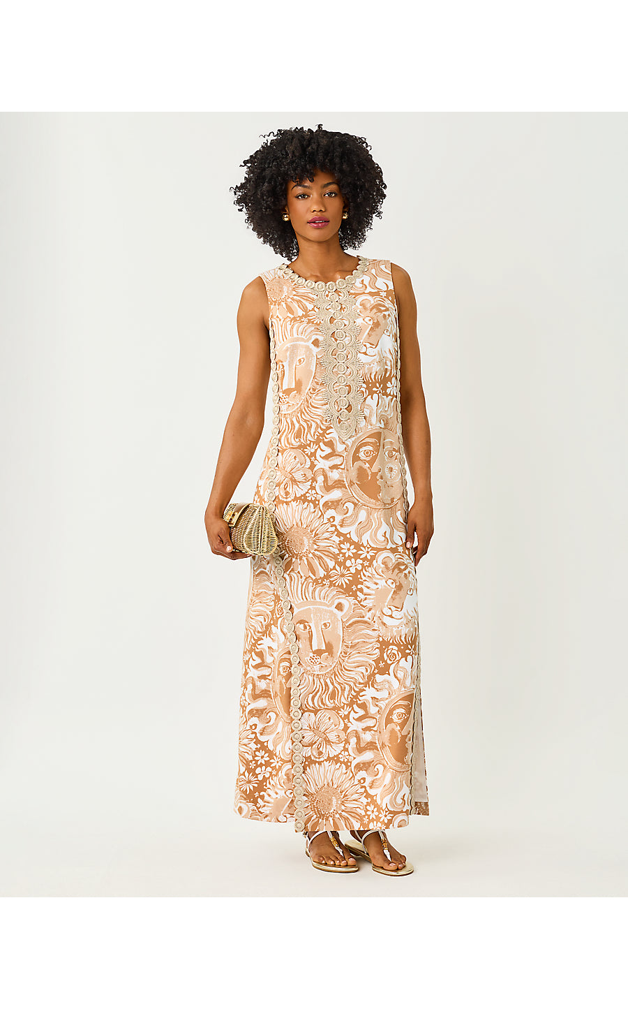 EDITA MAXI SHIFT DRESS | ICED LATTE OVERSIZED JIMS STUFF