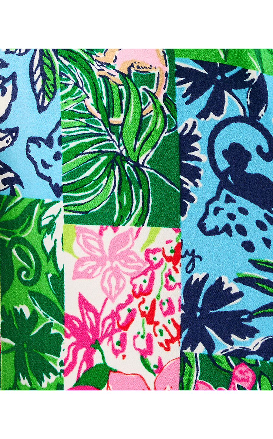 EDITA MAXI SHIFT DRESS | MULTI PARTY PUNCH PATCH