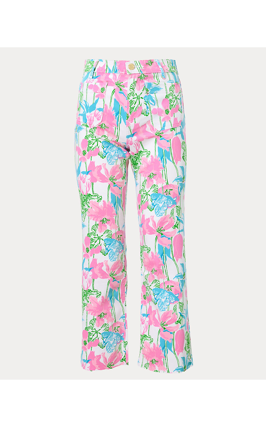HARLEEN HIGH RISE CROP JEAN | RESORT WHITE VINEY
