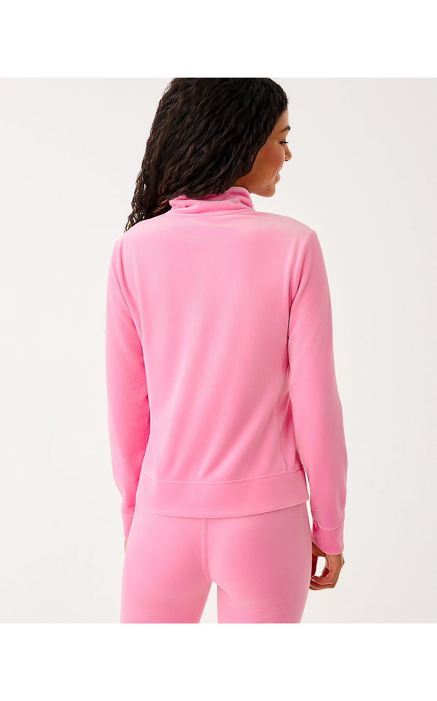 REGATE VELOUR JACKET | CONFETTI PINK