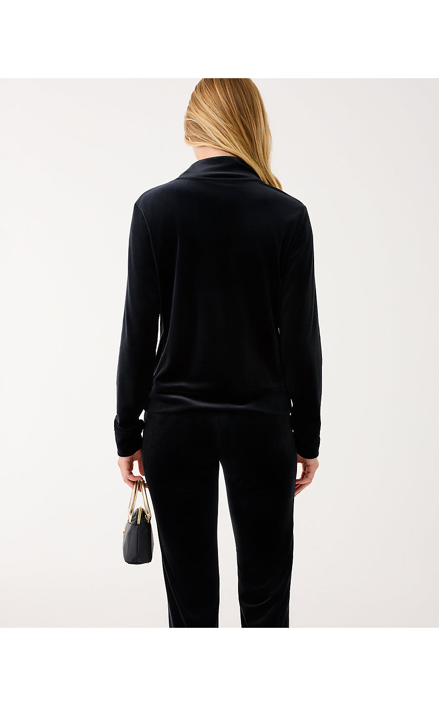 REGATE VELOUR JACKET | NOIR