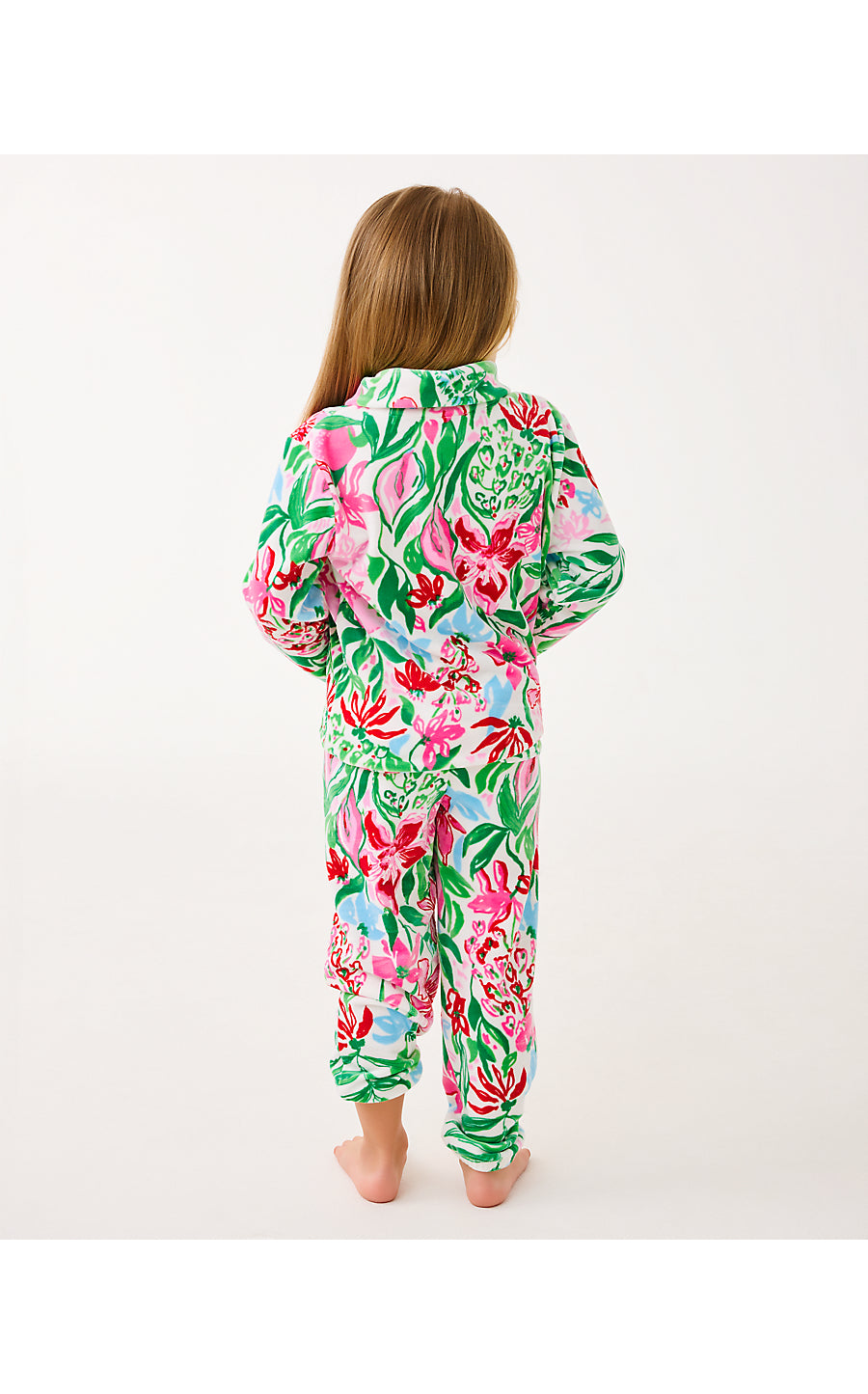 MINI ELENI VELOUR PULLOVE | MULTI GLOWING GARDENS