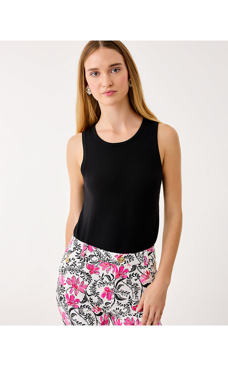 HARP SWEATER SHELL | BLACK