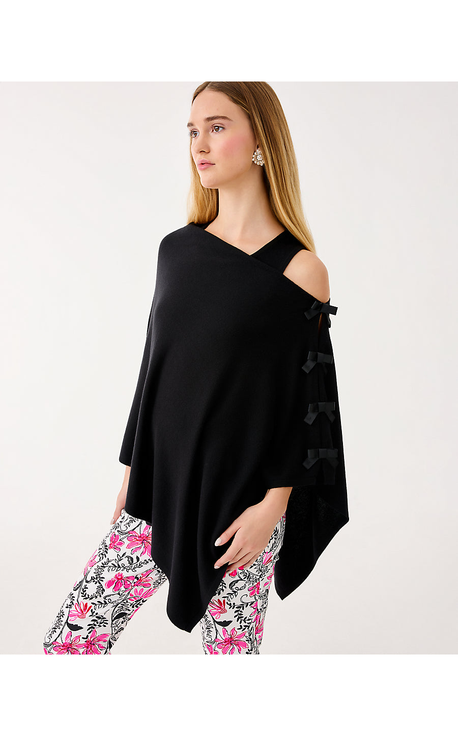 HARP WRAP W/ BOWS | BLACK