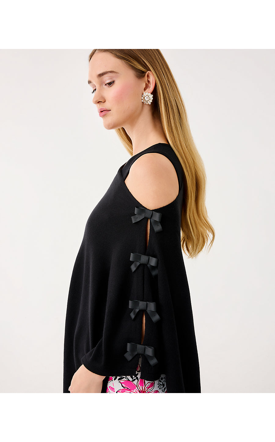 HARP WRAP W/ BOWS | BLACK