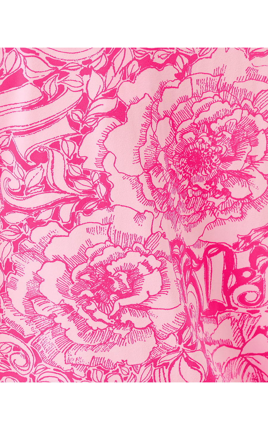 CRISPIN PJ BUTTON-UP TOP | PINK ASTER A ROSE BY ANY OTHER NAME