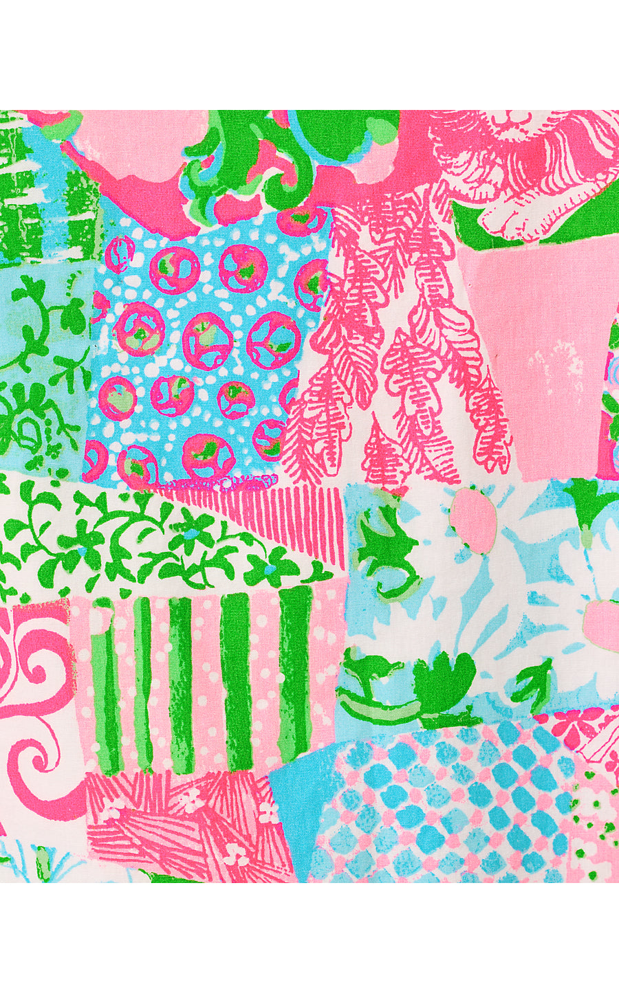 ETTIE STRETCH SHIFT | MULTI CRAZY QUILT