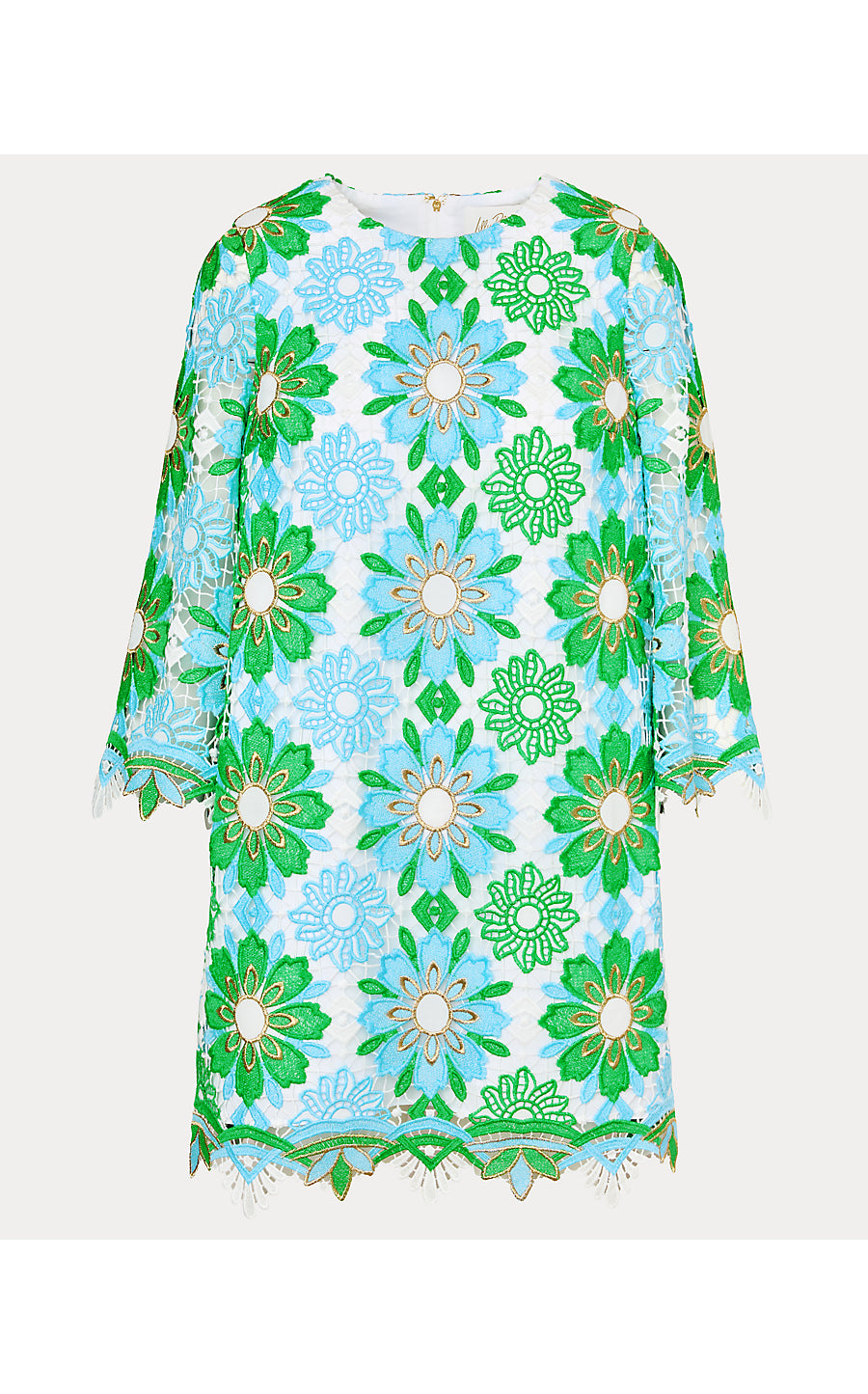 JOURI LACE DRESS | PUTTING GREEN SUNSHINE