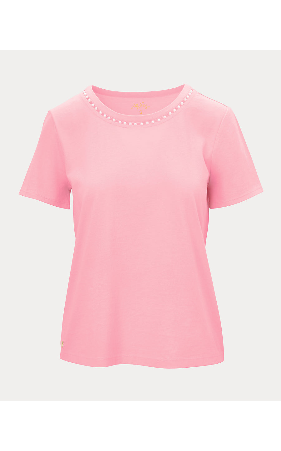 CLAIRMONT PEARL KNIT TOP | CONCH SHELL PINK