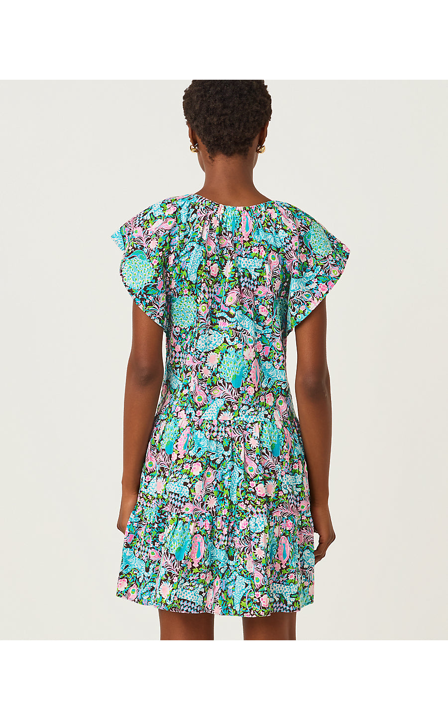 NORELLA LINEN DRESS | MULTI ROYAL ZOO