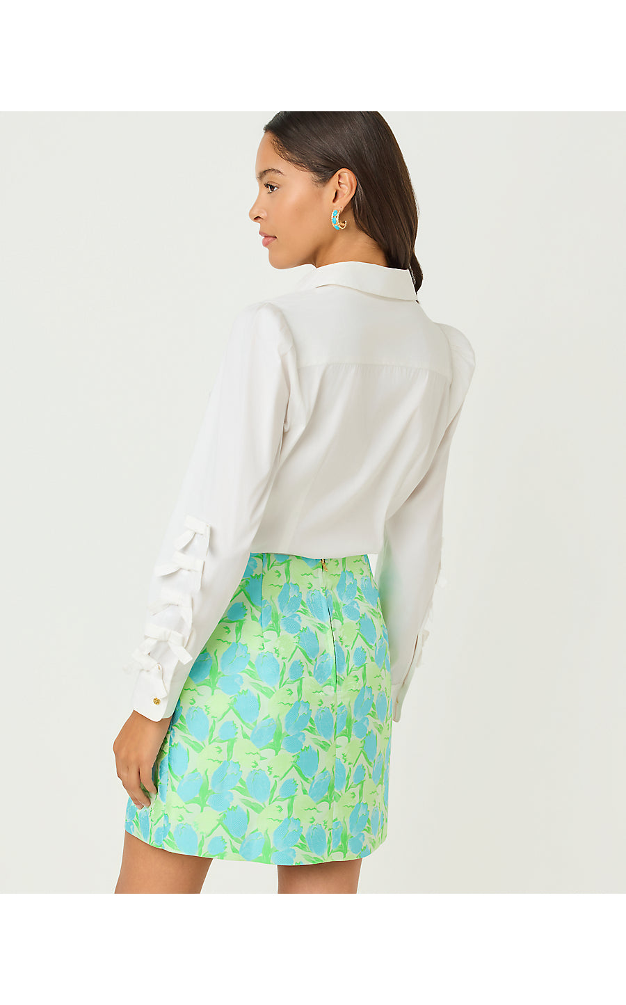 THE BOW LILLY SHIRT | RESORT WHITE