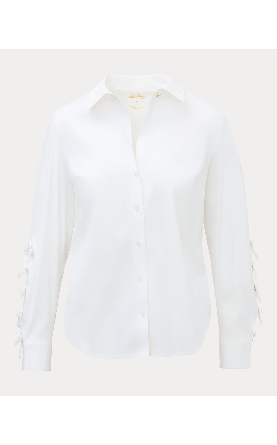 THE BOW LILLY SHIRT | RESORT WHITE