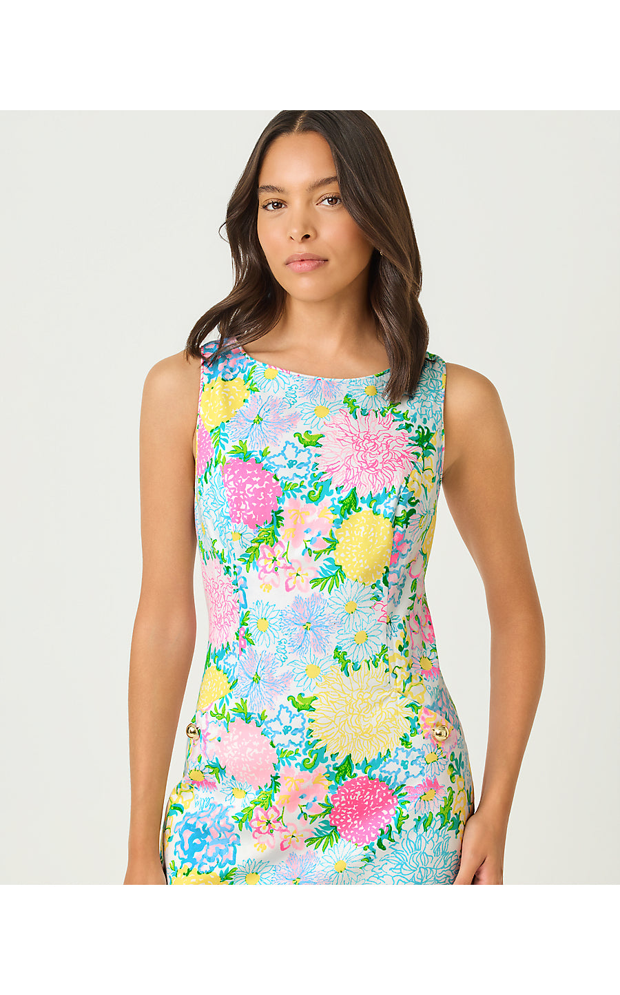 THE SCALLOP LILLY SHIFT DRESS | MULTI LILLY GARDEN
