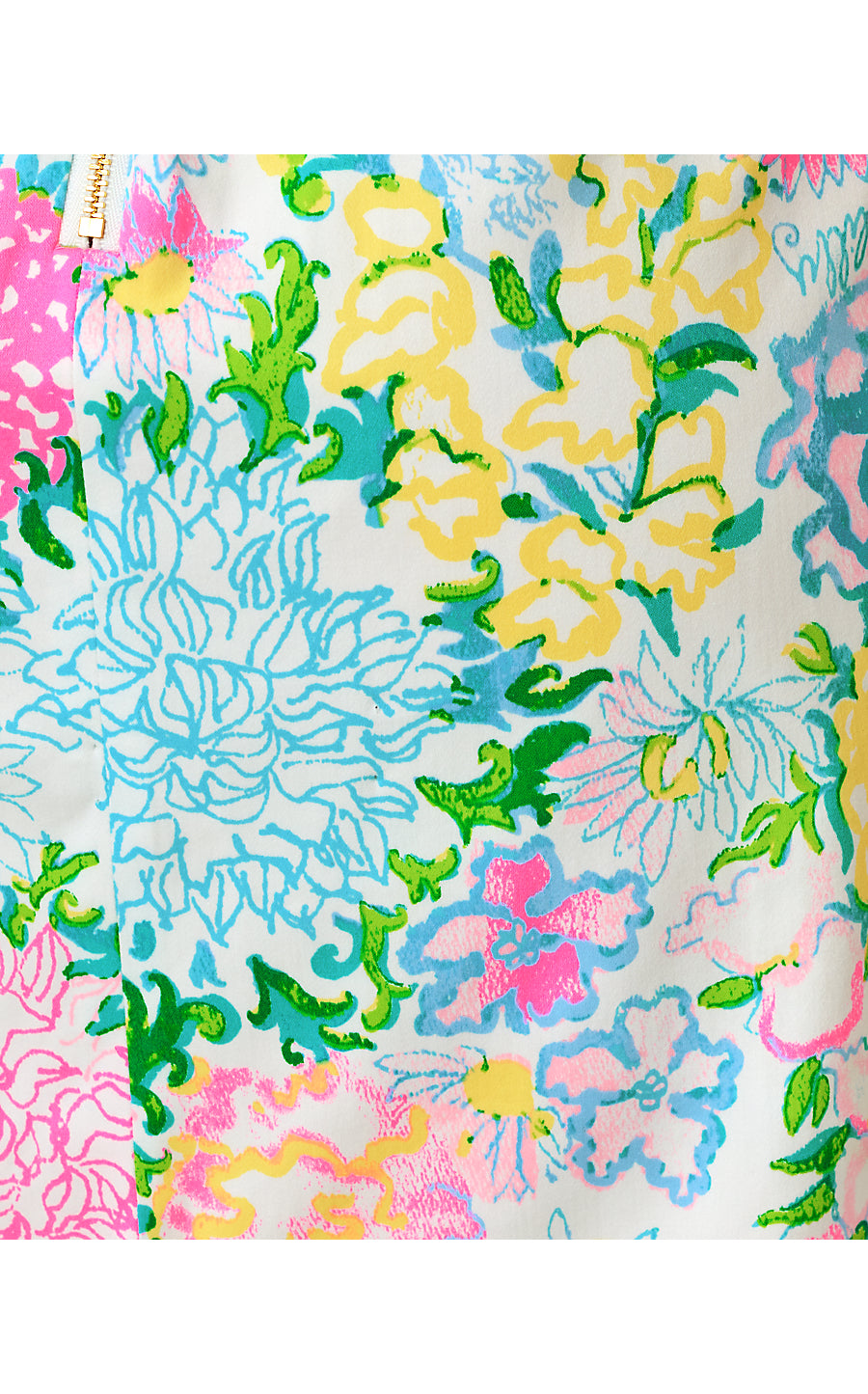 THE SCALLOP LILLY SHIFT DRESS | MULTI LILLY GARDEN
