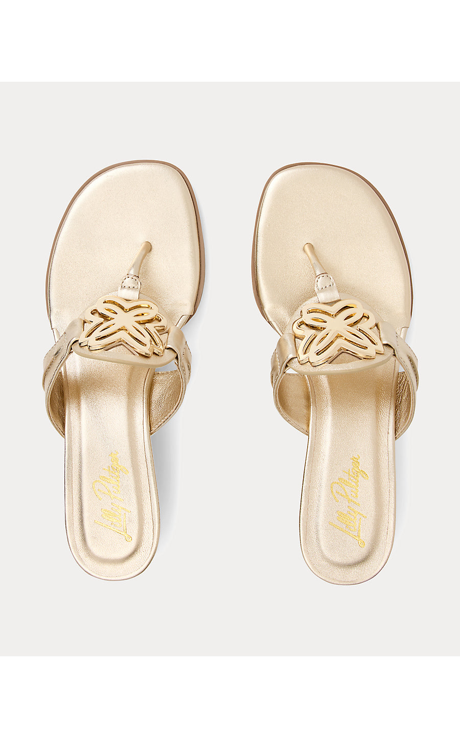 THE LILLY WEDGE | GOLD METALLIC