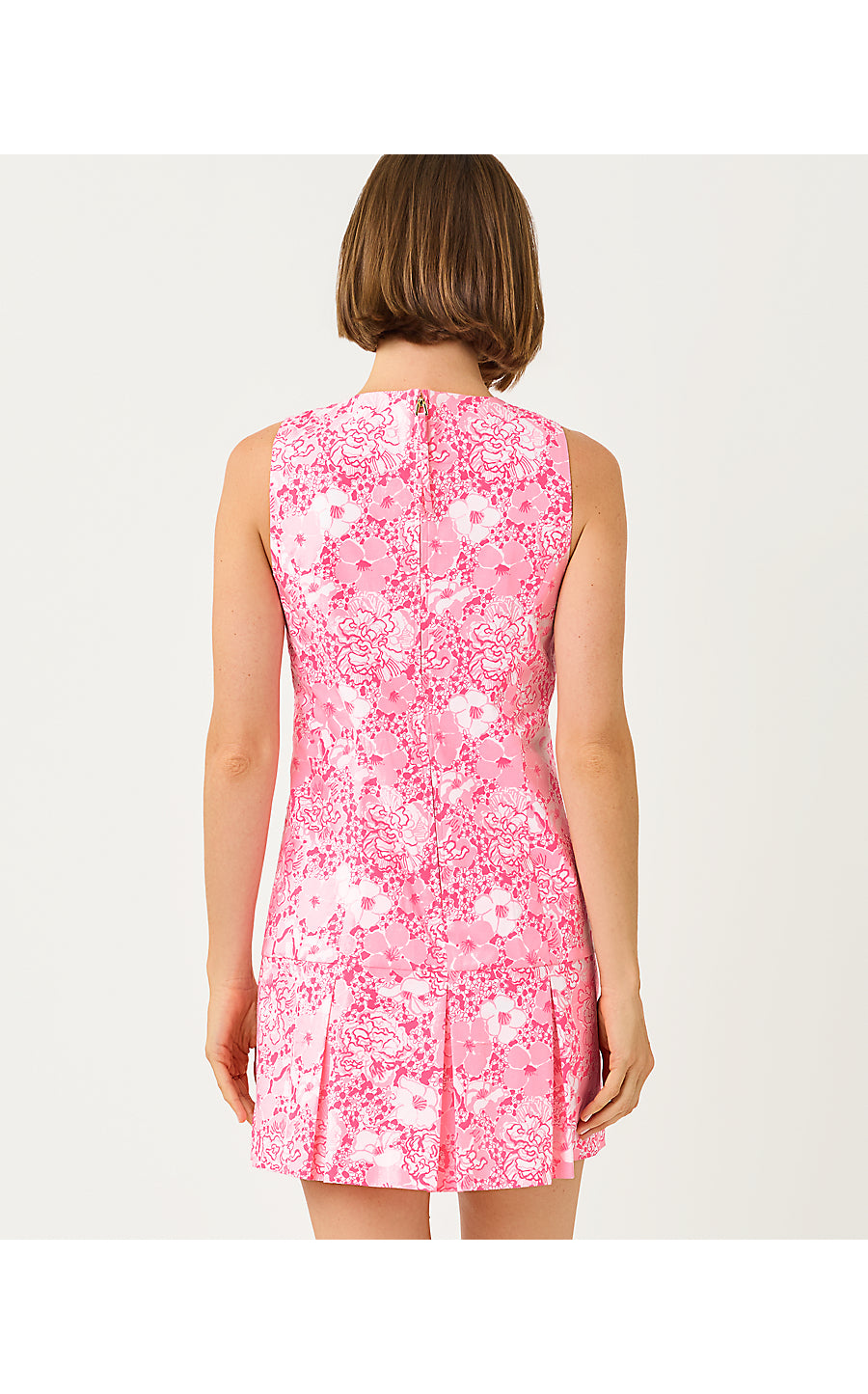 SHAINA SKIRTED ROMPER | CONCH SHELL PINK BURST OF JOY