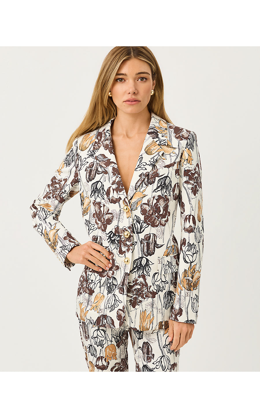 AMRYN BLAZER | COCONUT BIG LILLYS