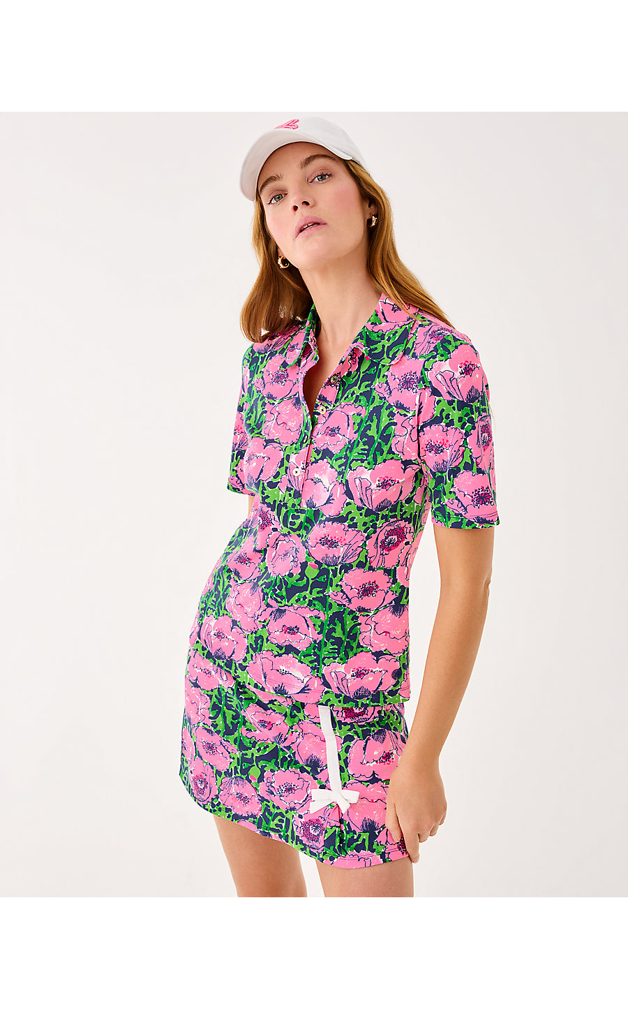 VIA FLORA POLO UPF 50+ | LOW TIDE NAVY FLORRIE