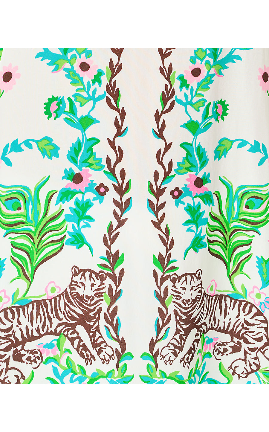 BRITTINA TUNIC | RESORT WHITE ROYAL ZOO ENGINEERED TUNIC