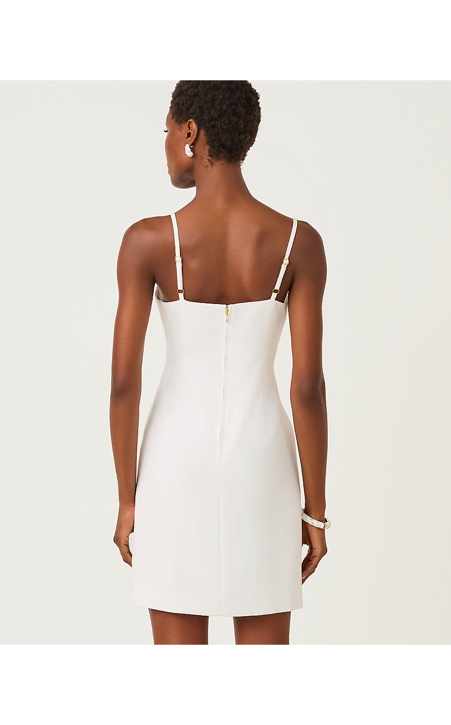 ANNALYN STRETCH DRESS | RESORT WHITE