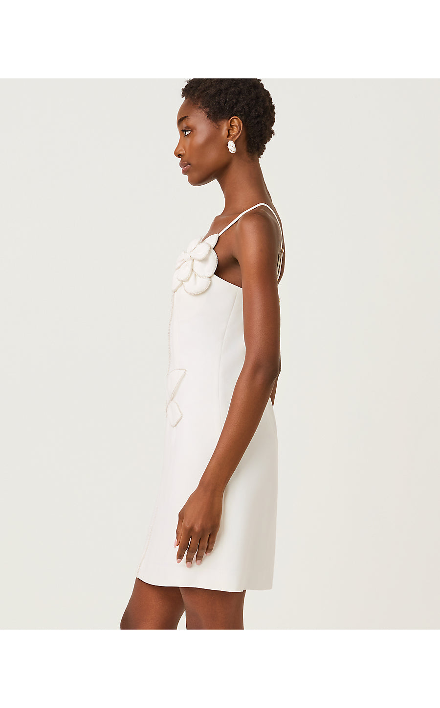 ANNALYN STRETCH DRESS | RESORT WHITE