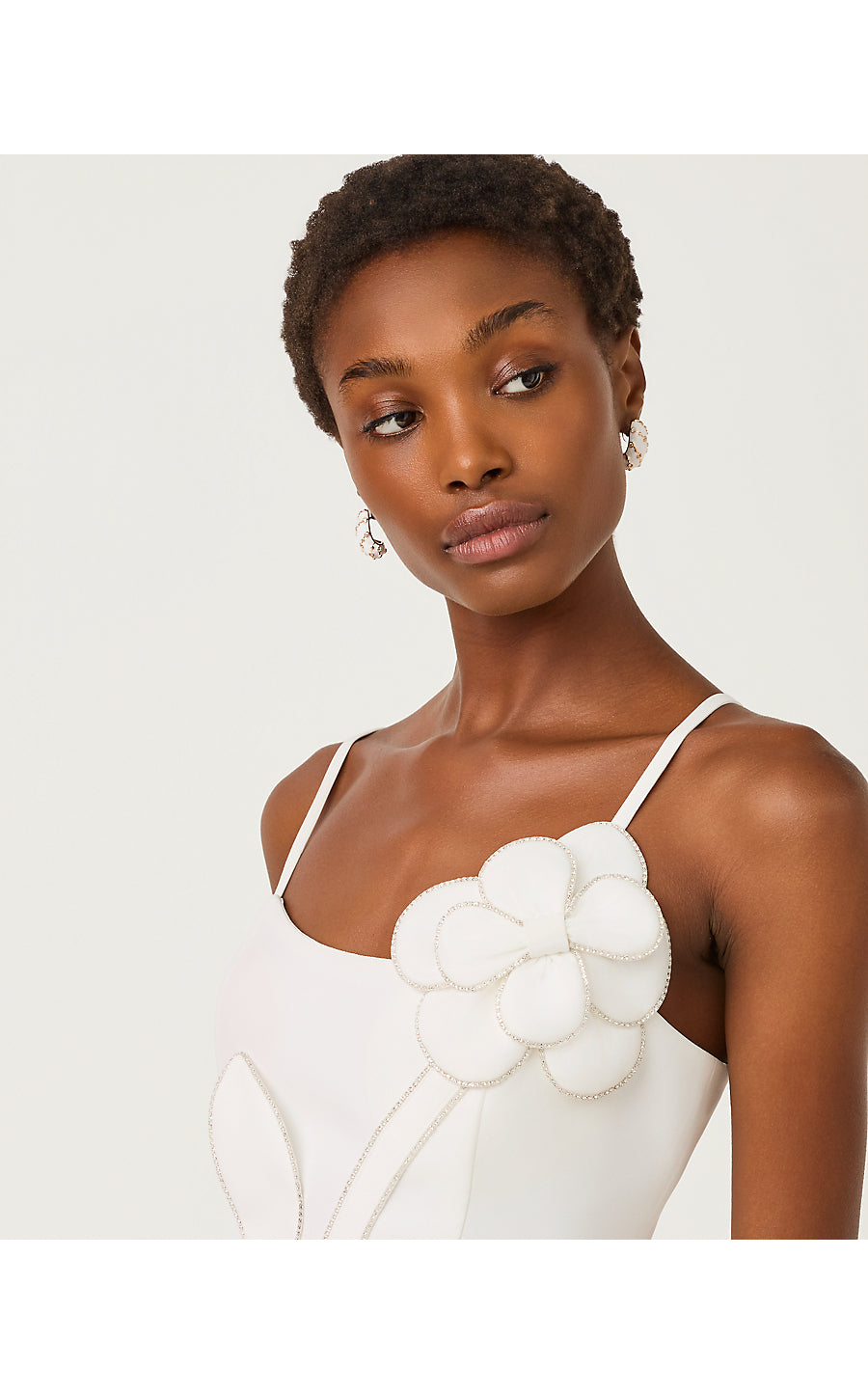ANNALYN STRETCH DRESS | RESORT WHITE