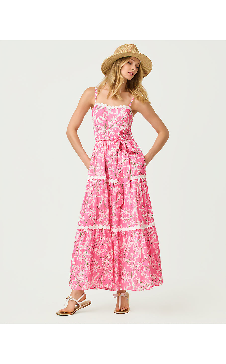 LANEY MAXI DRESS | CONFETTI PINK LIZA